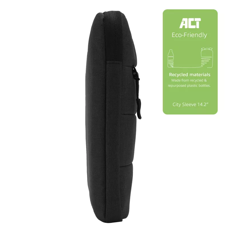 ACT City Laptoptasche für Laptops bis 14,2 inch, aus recycelten Plastikflaschen