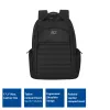 ACT Urban Laptop-Rucksack 17,3 Zoll, aus recycelten Plastikflaschen