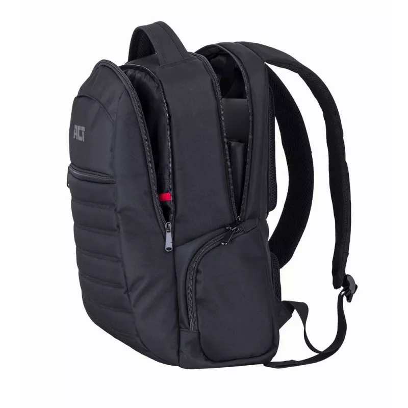 ACT Urban Laptop-Rucksack 17,3 Zoll, aus recycelten Plastikflaschen