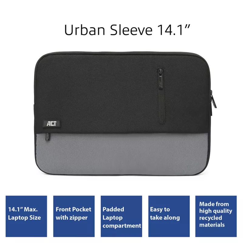 Sleeve case ACT Urban Laptop Sleeve 14,1 Zoll 3 Fächer 170 g