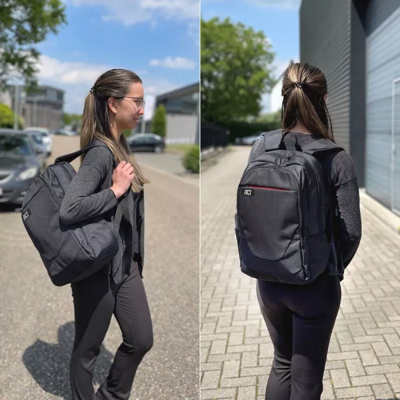 Backpack ACT Suburb für Laptops bis 15,6 Zoll aus recyceltem Kunststoff
