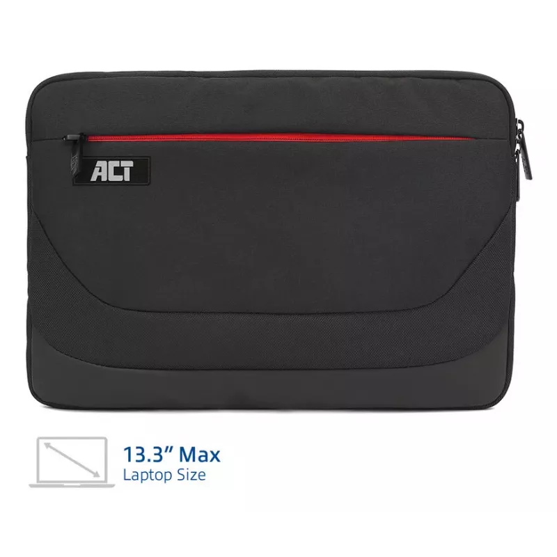 Sleeve case ACT Suburb Laptop-Hülle 13,3 Zoll aus recycelten Plastikflaschen