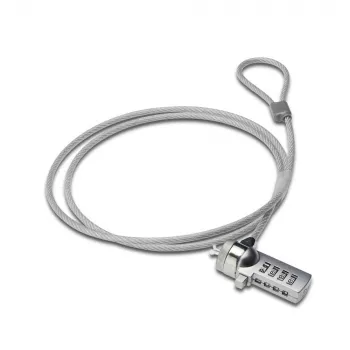 Laptop-Schloss ACT AC9015 Kombinationsschloss Silber