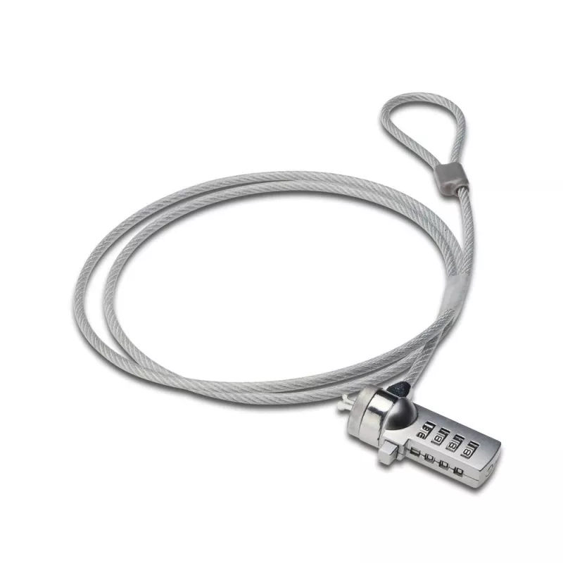 Laptop-Schloss ACT AC9015 Kombinationsschloss Silber