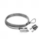 Laptop-Schloss ACT AC9030 Metallisch Rundschlüssel 2 m Kabel