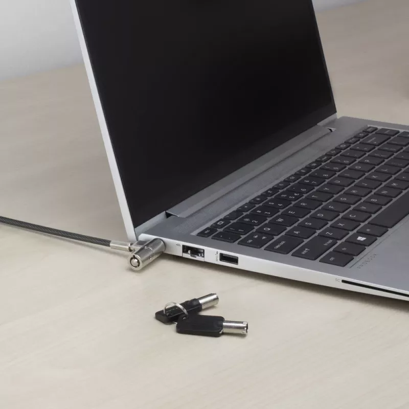 Laptop-Schloss ACT AC9030 Metallisch Rundschlüssel 2 m Kabel