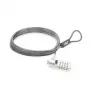ACT Wedge Laptop-Schloss mit Zahlenschloss Metallisch 2 m Kabel