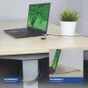 ACT Wedge Laptopschloss mit Schlüsseln Metallic 2m Kabel