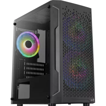 Aerocool Trinity Mini Mini Tower Schwarz