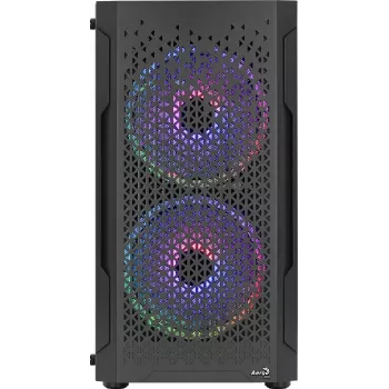 Aerocool Trinity Mini Mini Tower Schwarz