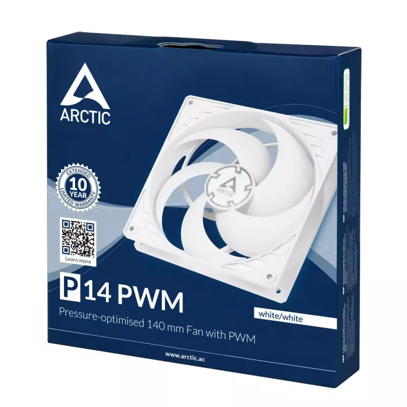 ARCTIC P14 PWM Druckoptimierter 140-mm-Lüfter mit PWM