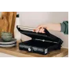 Kontaktgrill AENO EG2 — 2000 W, rechteckig, Edelstahl/Schwarz, 345×327 mm