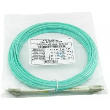 BlueOptics AJ837A-BO InfiniBand Glasfaserkabel 15 m LC Türkis