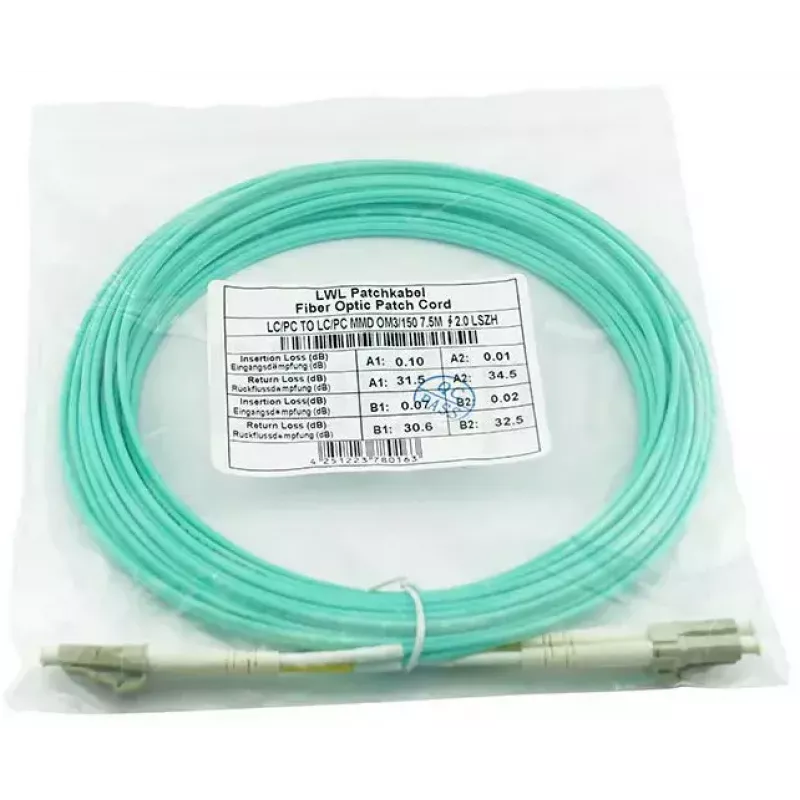 BlueOptics AJ837A-BO InfiniBand Glasfaserkabel 15 m LC Türkis