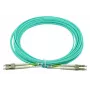 BlueOptics AJ837A-BO InfiniBand Glasfaserkabel 15 m LC Türkis