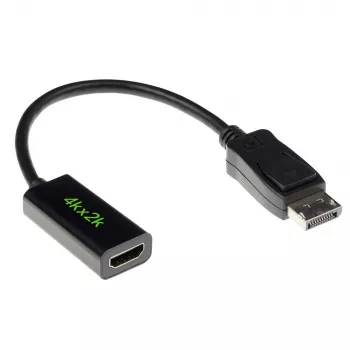 Adapterkabel DisplayPort Stecker - HDMI-A Buchse ACT AK3994 0,15 m