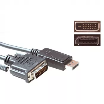 ACT 1,8 Meter Adapterkabel DisplayPort Stecker auf DVI Stecker
