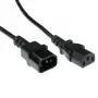 Netzkabel C13 - C14 schwarz 0,9 m ACT AK5165
