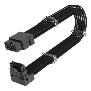 Kabel Akasa G-Nexus PX16 12+4-pin Schwarz 0,3 m