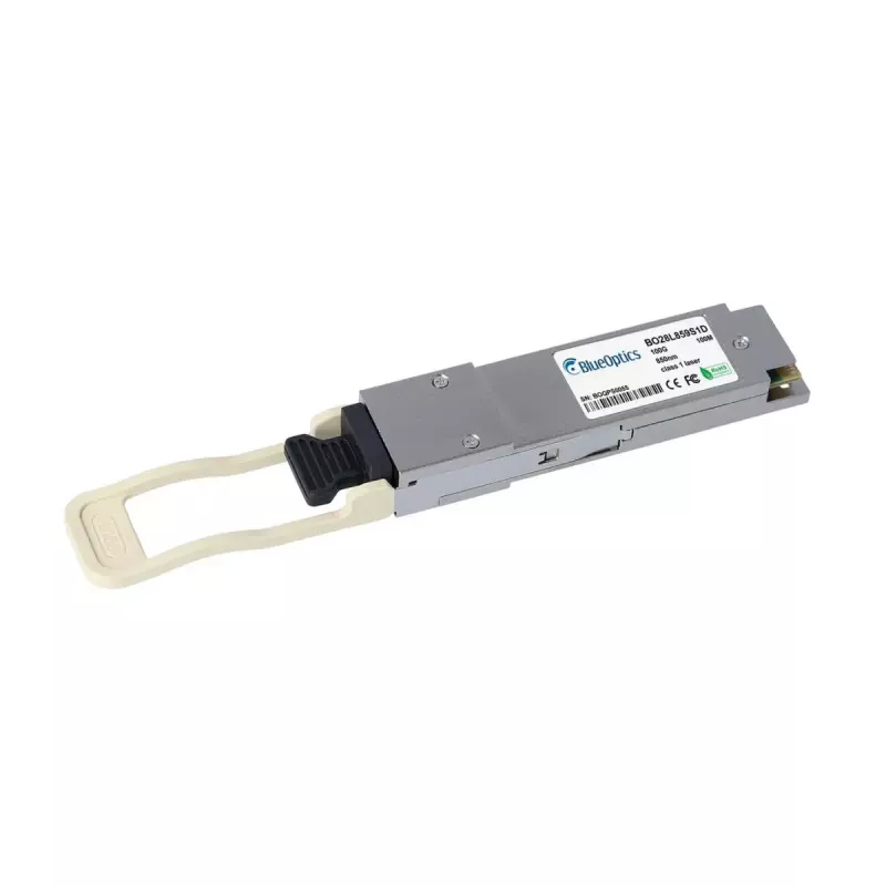 Glasfaser-Transceiver-Modul BlueOptics AOM-100GBE-SR4-FT-BO QSFP28 100m
