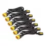 APC Netzkabel-Kit (6 Stk.), Verriegelbar, C13 auf C14, 1,8 m, Blau, 1,83 m, C13-Kupplung, C14-Kupplung, 10 A