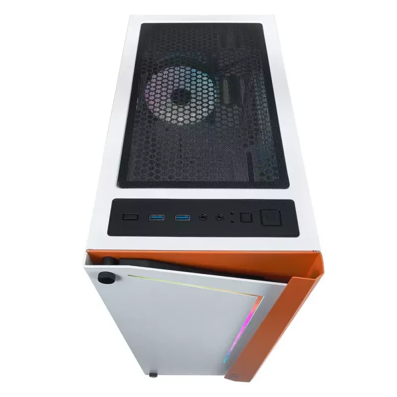 PC-Gehäuse Azza APOLLO 430 Midi Tower Weiß