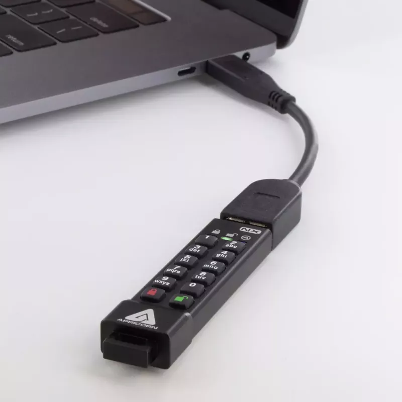 USB Flash Drive Apricorn 16GB USB Type-A 3.2 Gen 1 Aegis Secure Key 3NX