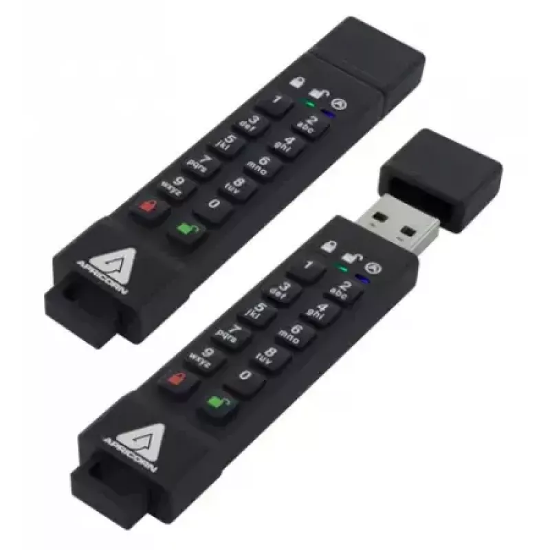 USB-Stick Apricorn 64GB USB Type-A 3.2 Gen 1 Aegis Secure Key 3z
