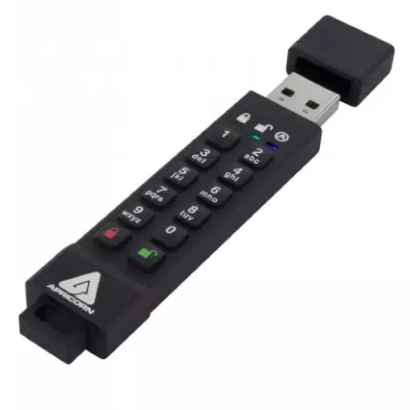 USB-Stick Apricorn 64GB USB Type-A 3.2 Gen 1 Aegis Secure Key 3z