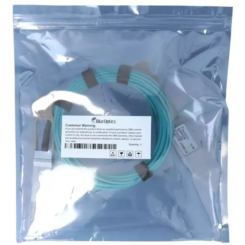 BlueOptics AX42-BO InfiniBand Glasfaserkabel 1 m QSFP Aqua