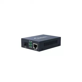 Netzwerk-Medienkonverter BlueOptics BLMC001 1000 Mbit/s Schwarz