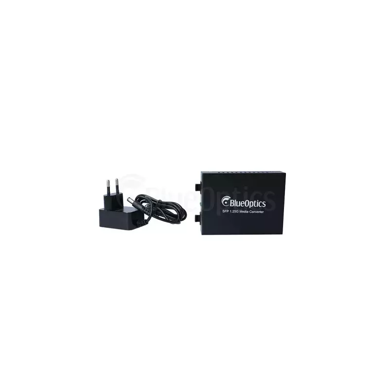 Netzwerk-Mediakonverter BlueOptics BLMC004 1000 Mbit/s Single-Mode Schwarz