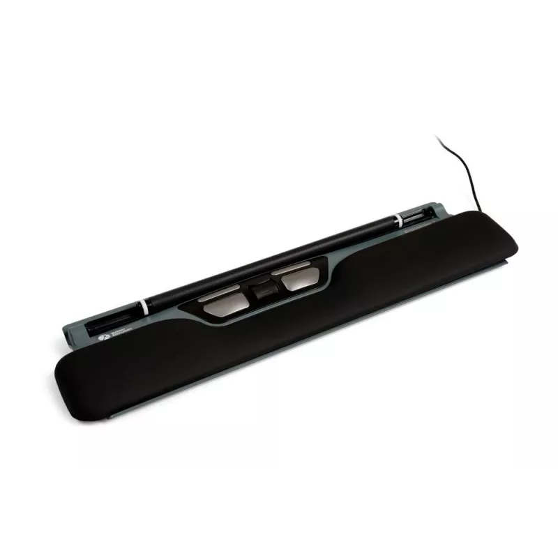 BakkerElkhuizen ErgoSlider+, beidhändig, Laser, 1600 DPI, Schwarz, Grau, Gelb