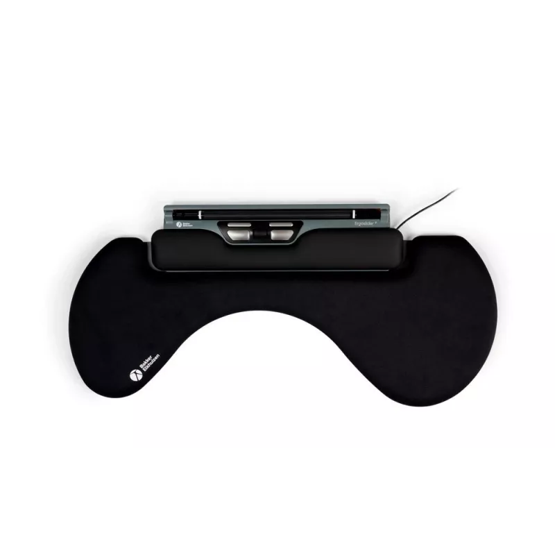 BakkerElkhuizen ErgoSlider+, beidhändig, Laser, 1600 DPI, Schwarz, Grau, Gelb