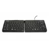 BakkerElkhuizen Goldtouch Travel Go2 Kabelgebunden DE Qwertz, Mini, Kabelgebunden, USB, Scissor-Tastenschalter, QWERTZ, Schwarz