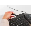 BakkerElkhuizen Goldtouch Travel Go2 Kabelgebunden DE Qwertz, Mini, Kabelgebunden, USB, Scissor-Tastenschalter, QWERTZ, Schwarz