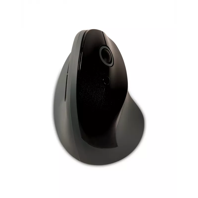 BakkerElkhuizen PRF Mouse Wireless Dunkelgrau, Rechtshänder, Vertikales Design, Optisch, RF Wireless, 1600 DPI, Schwarz, Grau