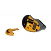BakkerElkhuizen PRF Mouse Wireless Dunkelgrau, Rechtshänder, Vertikales Design, Optisch, RF Wireless, 1600 DPI, Schwarz, Grau