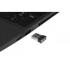 BakkerElkhuizen PRF Mouse Wireless Dunkelgrau, Rechtshänder, Vertikales Design, Optisch, RF Wireless, 1600 DPI, Schwarz, Grau