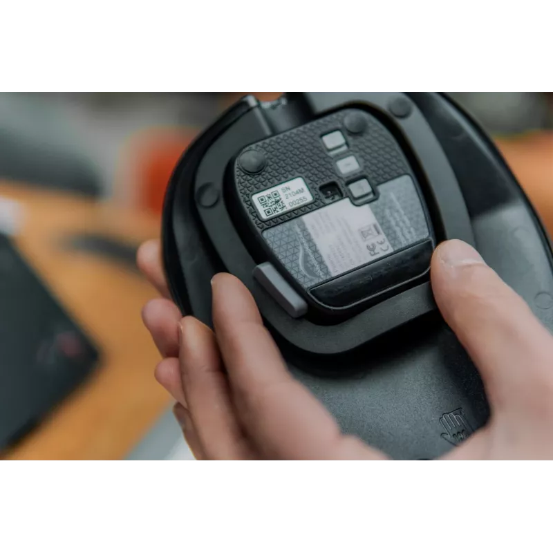 BakkerElkhuizen HandshoeMouse Shift Bluetooth-Maus Office Beidhändig Optisch 1000 DPI