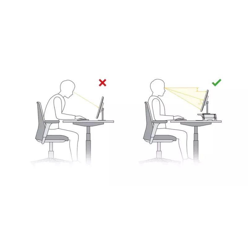 Monitorständer BakkerElkhuizen Q-riser 100