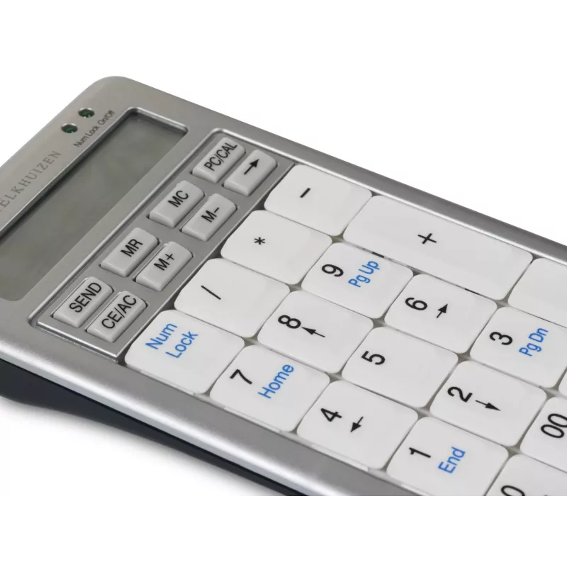 BakkerElkhuizen S-board 840 Numeric Tastatur, USB, PC, 1,2 m, Hellgrau, Weiß