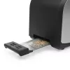 Toaster Tristar BR-1046 4 Scheiben Schwarz Edelstahl 1400W