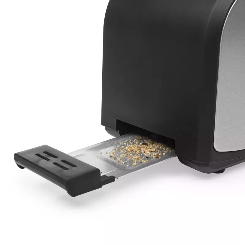 Toaster Tristar BR-1046 4 Scheiben Schwarz Edelstahl 1400W
