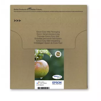 Epson Apple Multipack 4-Farben T129 EasyMail, Schwarz, Cyan, Magenta, Gelb, 11,2 ml, 7 ml, 1 Stück, Mehrfachpackung