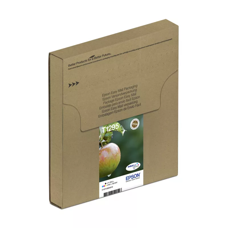Epson Apple Multipack 4-Farben T129 EasyMail, Schwarz, Cyan, Magenta, Gelb, 11,2 ml, 7 ml, 1 Stück, Mehrfachpackung