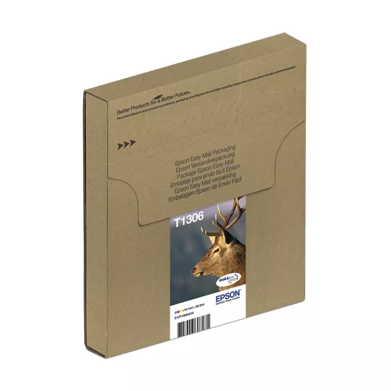 Tintenpatronen-Multipack Epson T1306 DURABrite Ultra 3-Farben (Cyan, Magenta, Gelb) Hohe (XL) Reichweite, 3 Stück