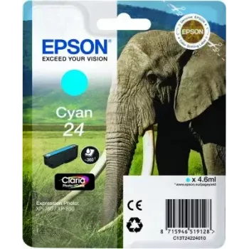 Epson Einzelpackung Cyan 24 Claria Photo HD Tinte