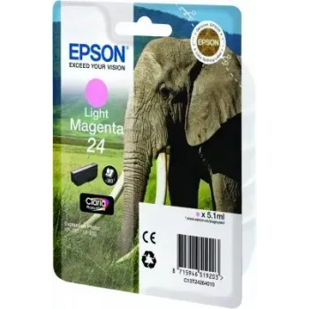 Tintenpatrone Epson C13T24264010 Original pigmentbasiert HellMagenta Einzelpack
