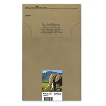 Inkjet-Multipack-Patronen Epson Multipack 6-Farben 24 EasyMail — 6 Stück, Standardertrag, Schwarz/Cyan/Light Cyan/Magenta/Light Magenta/Gelb